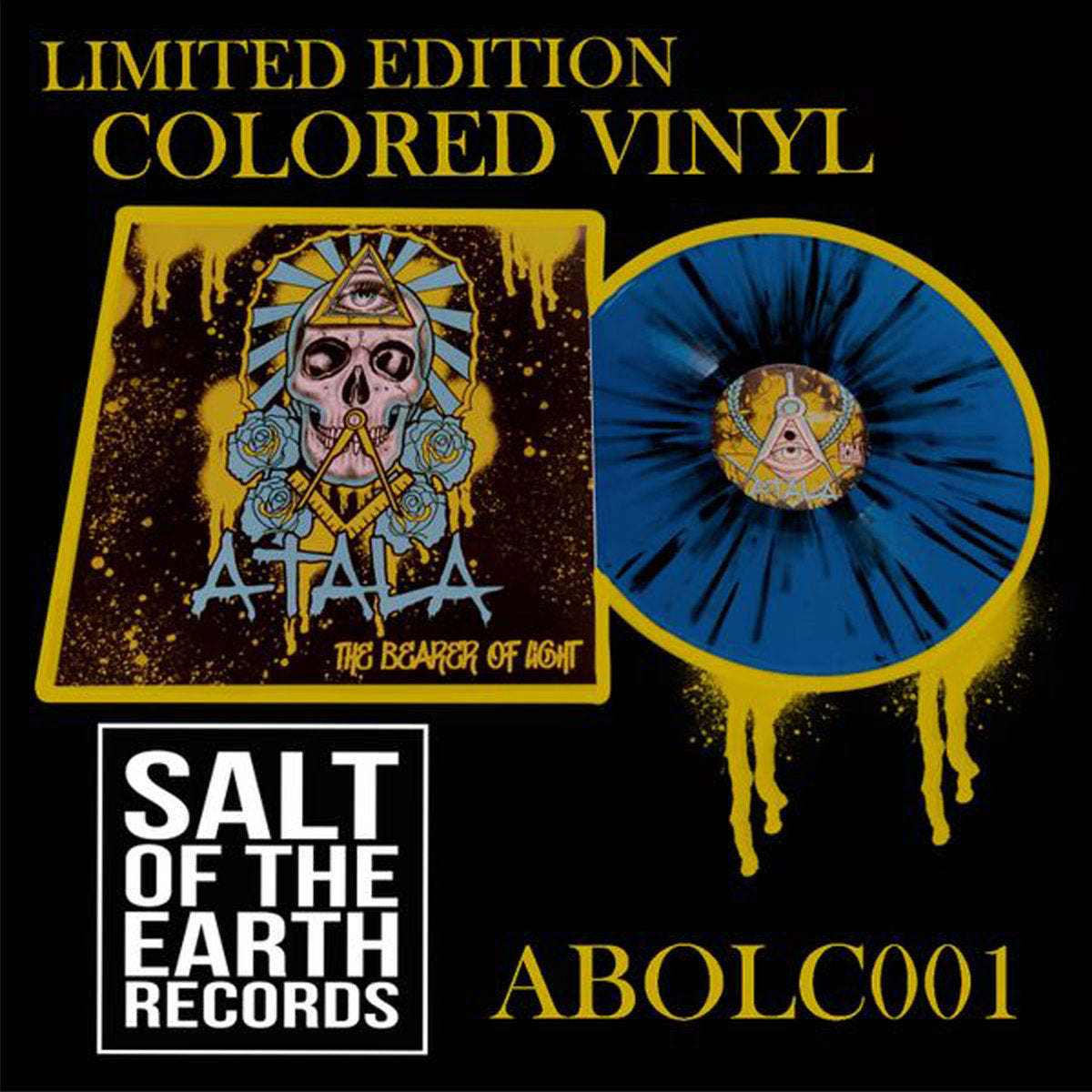 Atala - The Bearer Of Light (LP) (BLUE W/ BLACK SPLATTER)