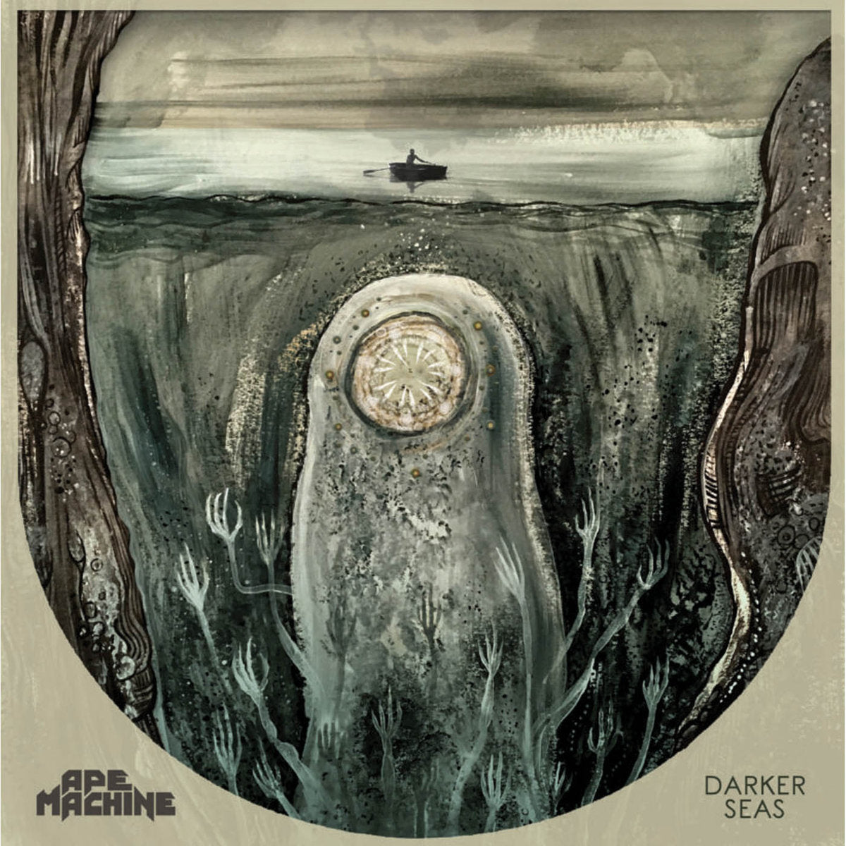 Ape Machine - Darker Seas (LP) (GREEN / MULTI COLORED)