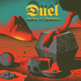 Duel - Valley Of Shadows (TRANSPARENT RED W/ BLACK/BLUE/WHITE/YELLOW SPLATTER) (LP)